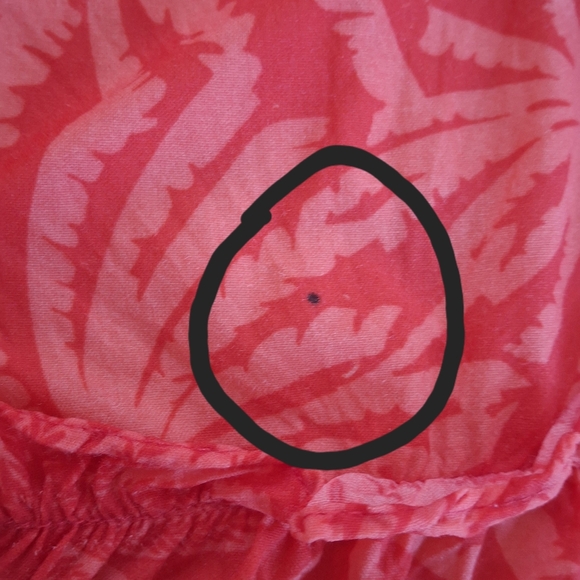 Betsey Johnson Palms Of Paradise Maxi Dress In Spicy Orange Sz M - Picture 13 of 15